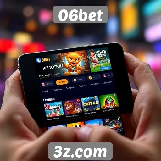 Navegabilidade da plataforma 06bet em dispositivos móveis